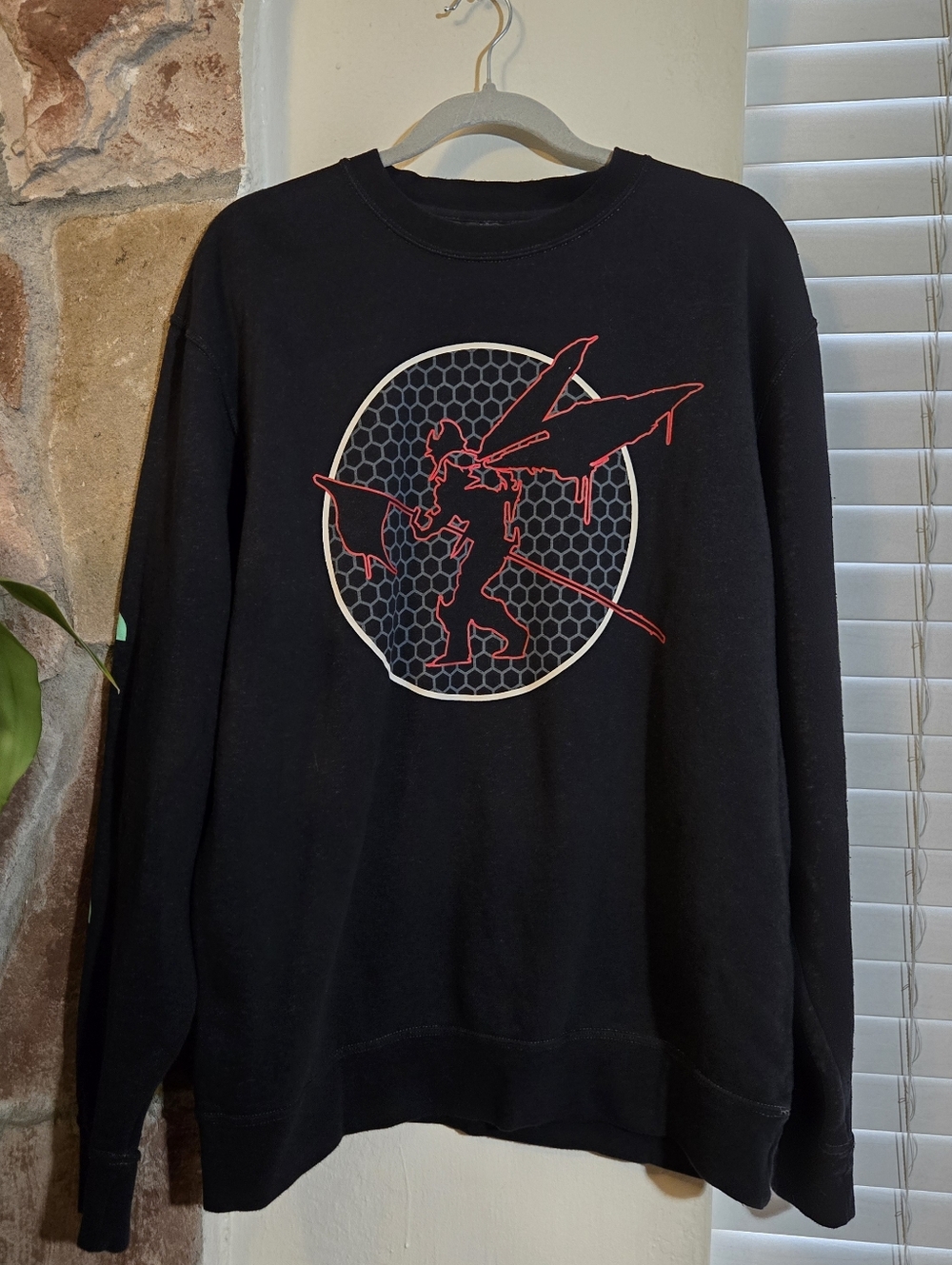 Linkin Park Street Soldier Honeycomb Crewneck Pullover Official Merch